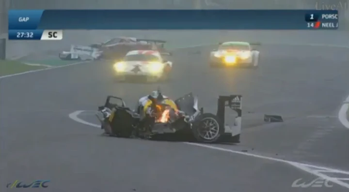 L'incidente di Mark Webber alla 6 Ore di San Paolo
