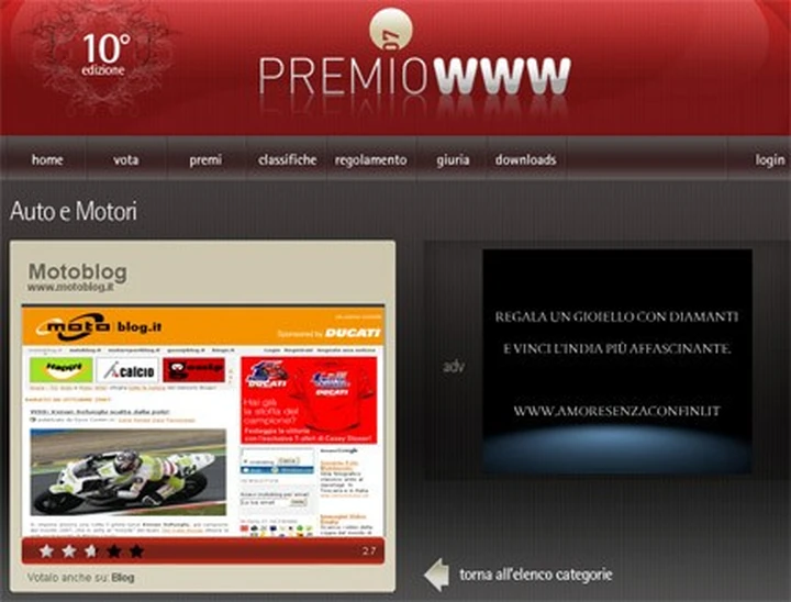Vota Motoblog.it al Premio WWW del Sole24Ore