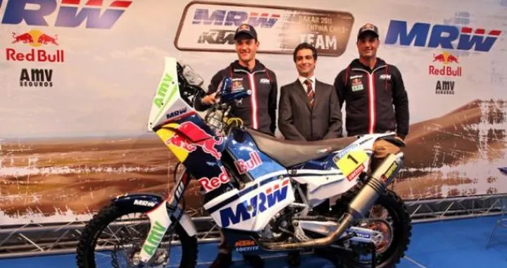 Dakar 2011: Presentato il team MRW di Marc Coma, quest'anno con la KTM 450