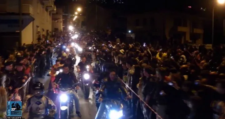 Parata della Luci - 37° Motoraduno Stelvio International Metzeler 2013