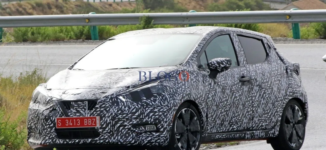 Nissan Micra 2017: nuove foto spia