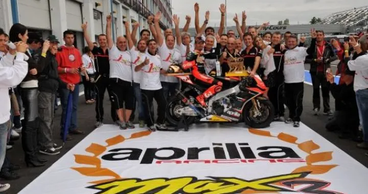 Aprilia e Max Biaggi Campioni del Mondo SBK 2012
