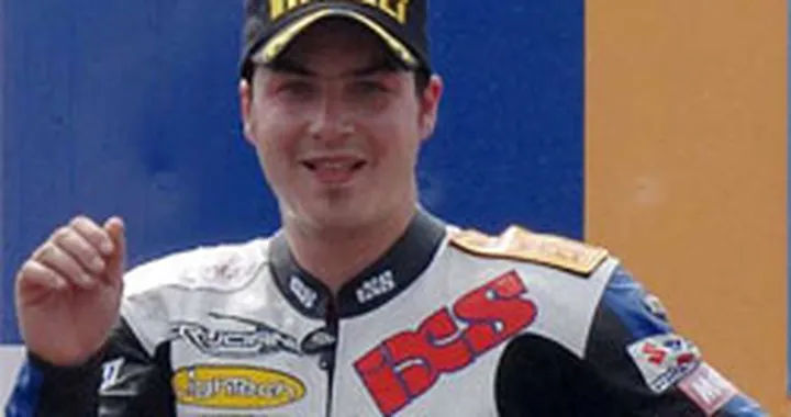 Ilario Dionisi con McCoy nel Team Triumph SC