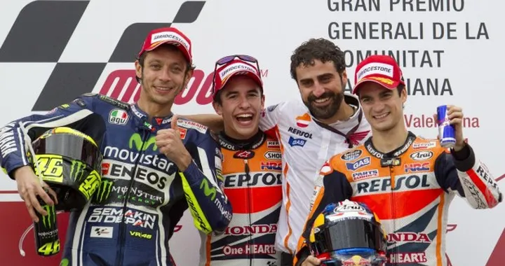 MotoGP Valencia 2014: Marquez vittoria e record, Valentino Rossi 2° e vice-Campione [FOTO]