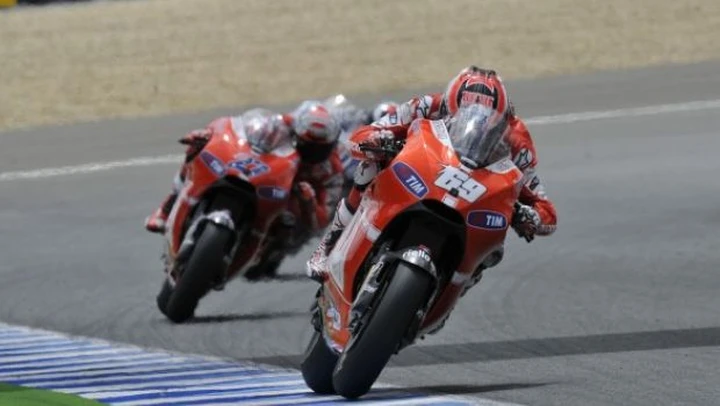 MotoGP: Ducati fra soddisfazione e delusione, Hayden quarto e Stoner quinto