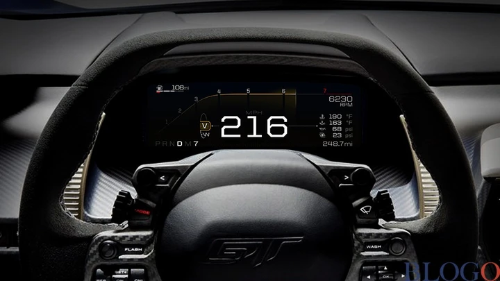 Ford GT: il nuovo display digitale adattivo [Video]