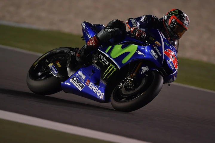 Test MotoGP Losail Day 2: Vinales, Rossi, Folger, tris Yamaha