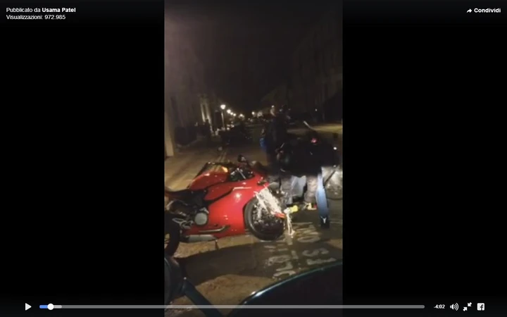 Furto di una Ducati Panigale [Video]
