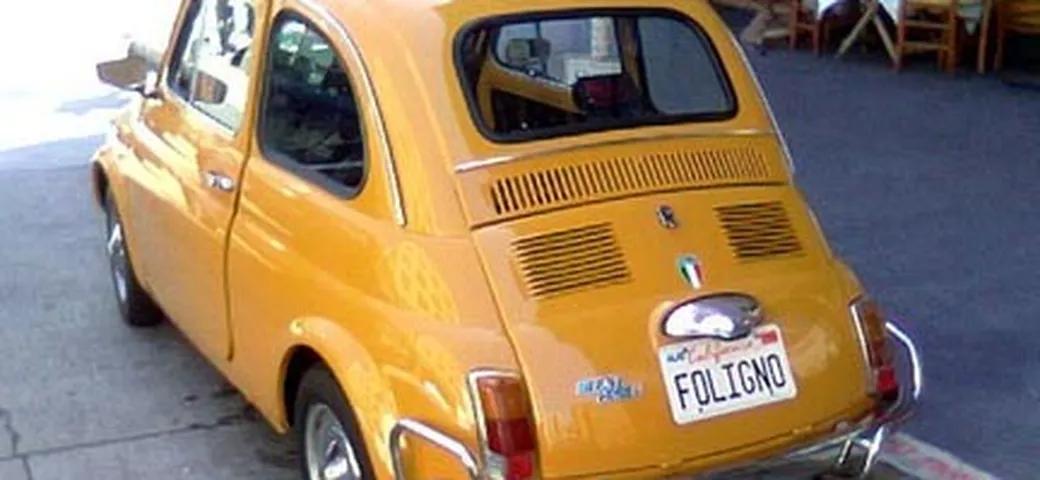 Una Fiat 500 L del 1970 per le strade di San Francisco