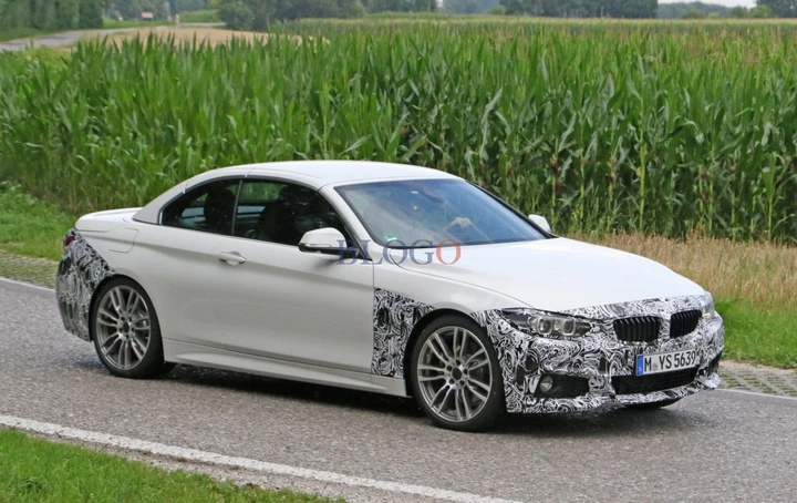 BMW Serie 4 Cabrio: prime foto spia del facelift