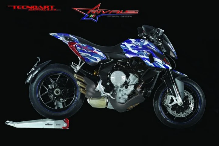 MV Agusta Rivale 800 Navy & Desert Special Edition by TecnoArt Sersan