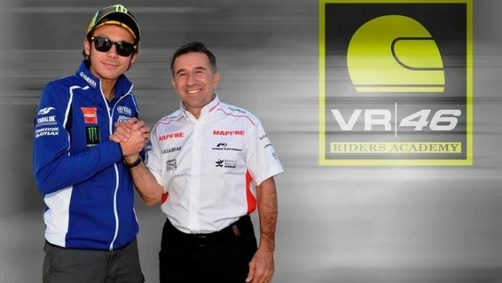 Valentino Rossi e team Aspar insieme nel CEV