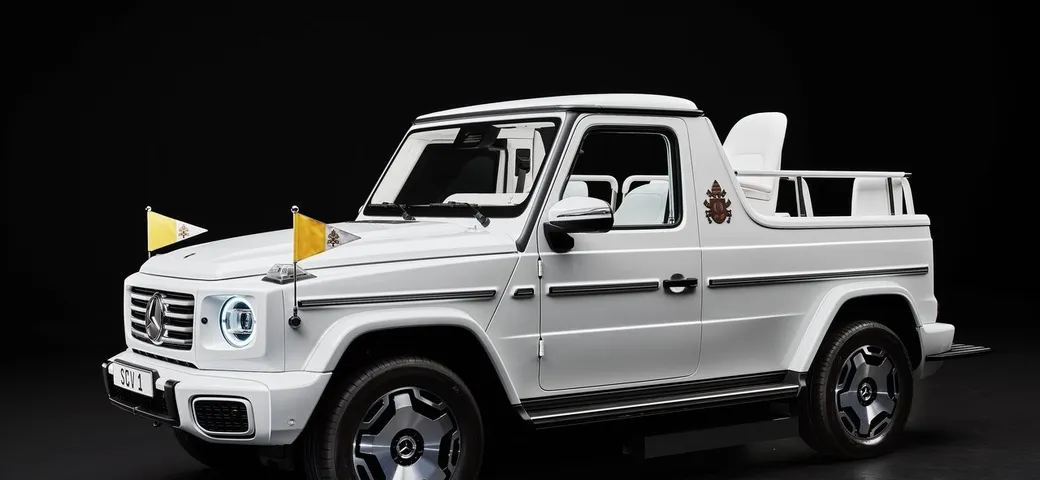 Mercedes-Benz Classe G: la prima Papamobile elettrica è per Papa Francesco