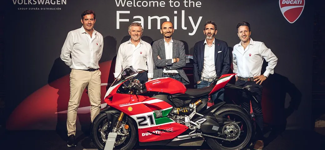 Ducati annuncia una partnership con Volkswagen Group España Distribución