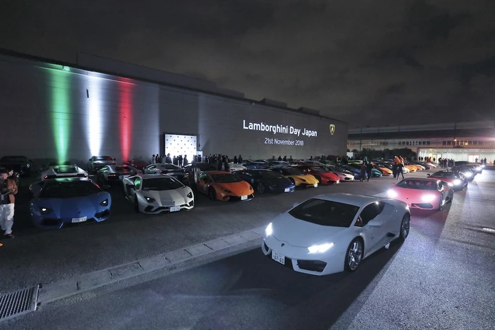 Lamborghini Day Japan 2018: presenti oltre 200 modelli