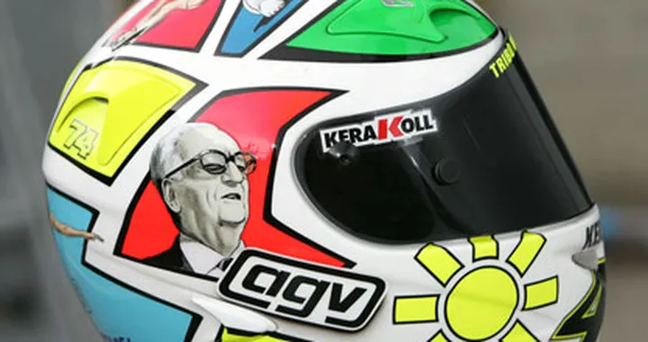 Il nuovo casco di Valentino Rossi