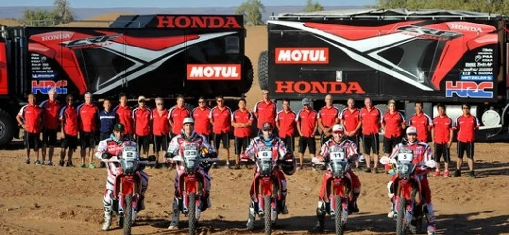 Il team HRC all'attacco della Dakar 2014