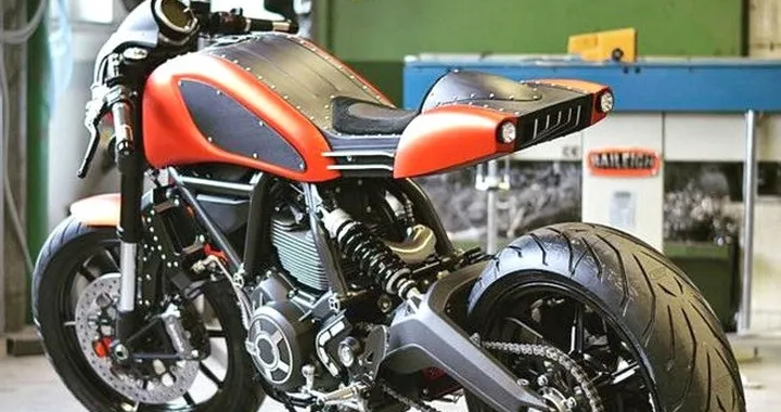 Ducati Scrambler Rivatoro Caferacer by KRT Framework [Video]
