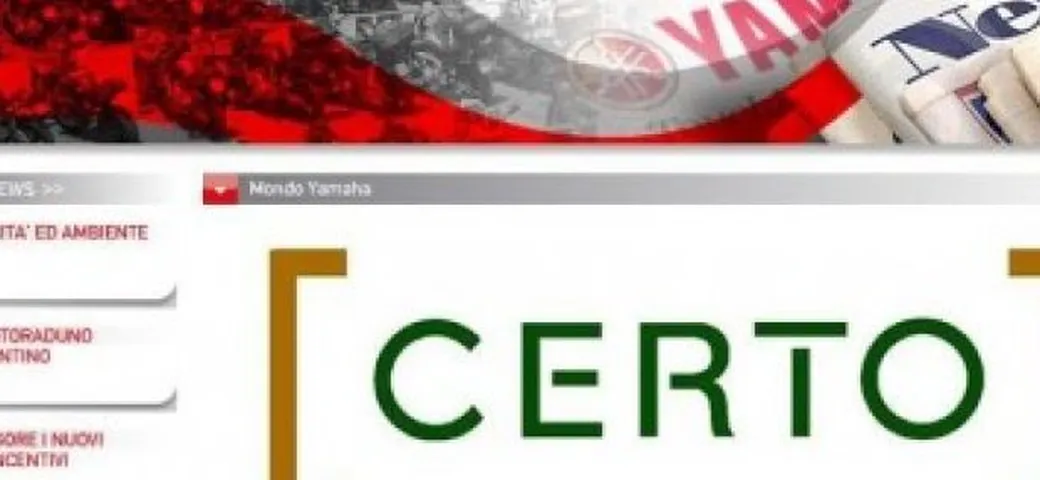 Yamaha riceve la certificazione ambientale UNI EN ISO 14001-2004