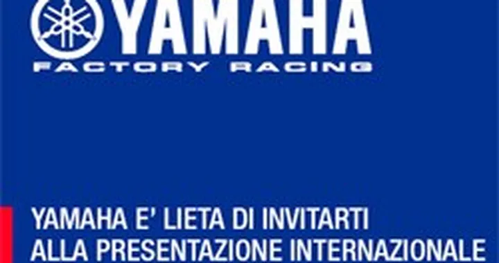 Presentazione Team Yamaha Factory Racing