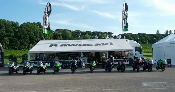 Demo Ride Kawasaki a Imola
