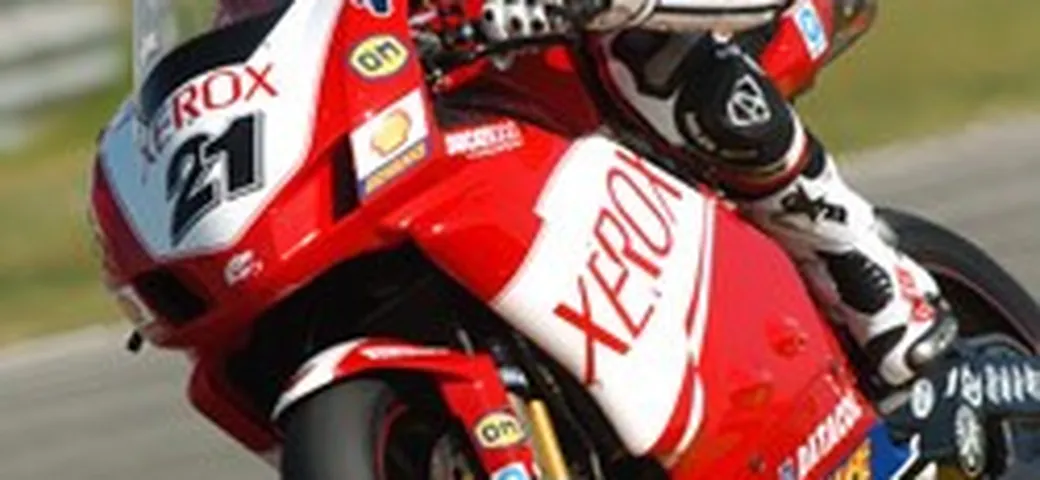 Test SBK: Bayliss domina, Biaggi quarto