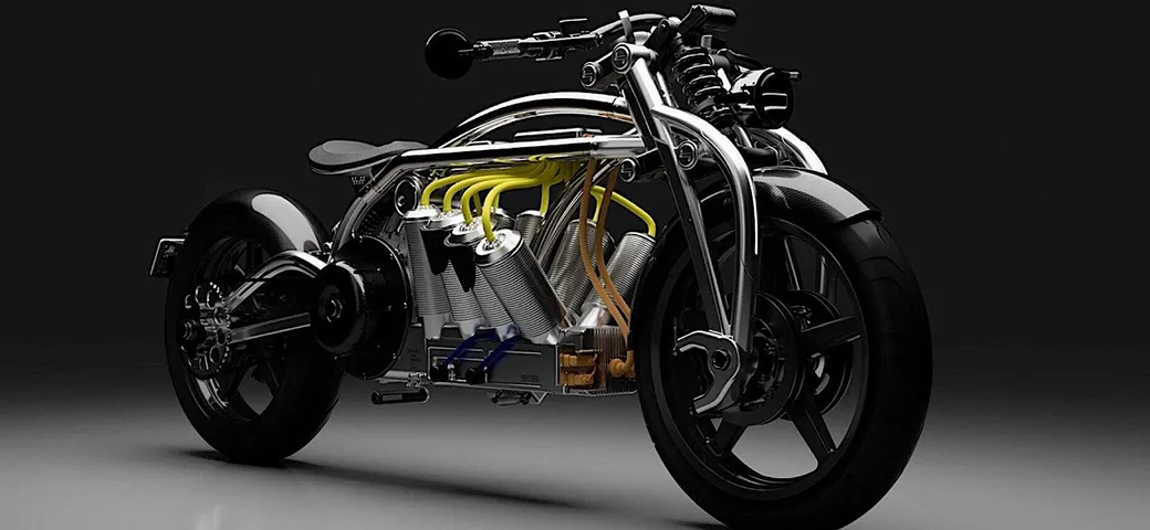 Curtiss Motorcycle: Zeus Radial V8