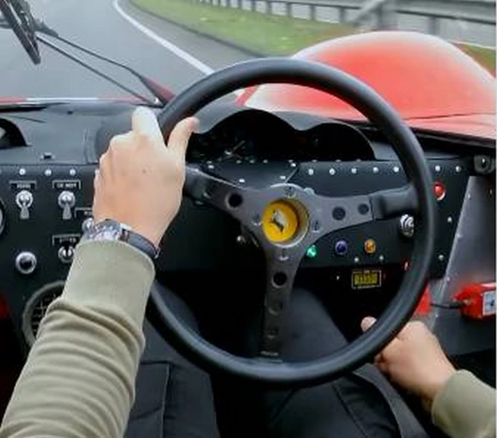 Ferrari 412 P: riprese on board su strada, emozioni uniche | Video