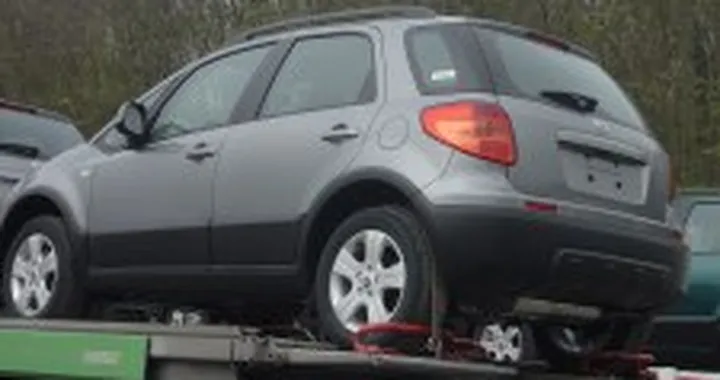 Fiat Sedici sorpresa su una bisarca