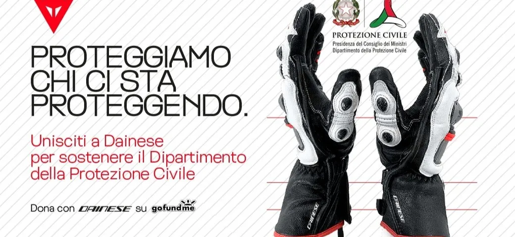 Covid-19: Dainese in aiuto della Protezione Civile