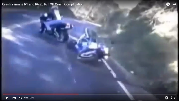 Incidente coinvolge due motociclisti [Video]