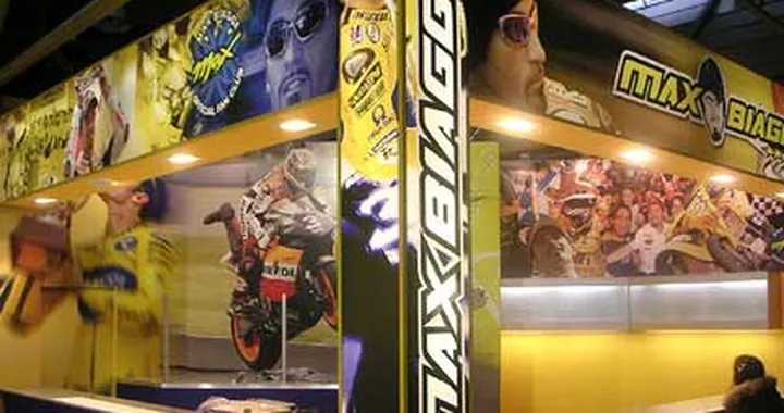 Max Biaggi al Motorshow di Bologna