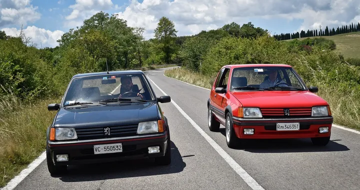 Peugeot 205 GTI e 205 Gutmann i 16V: emozioni dal passato