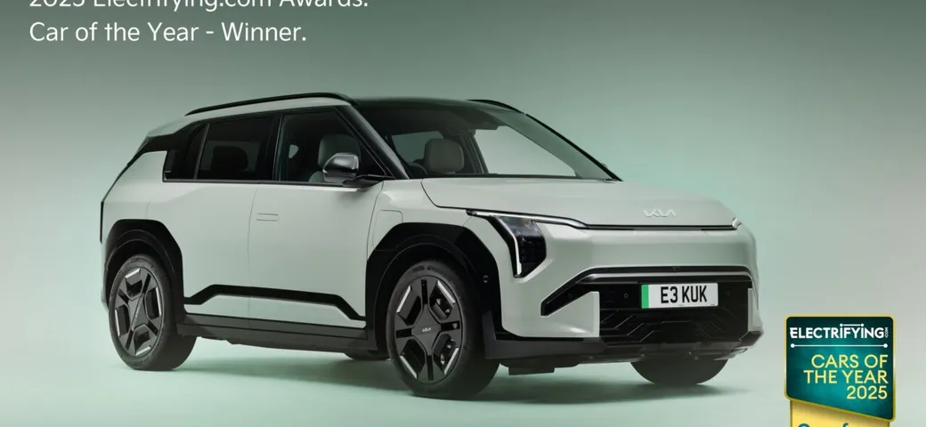 Kia EV3 nominata Auto dell'anno agli Electrifying.com Awards 2025