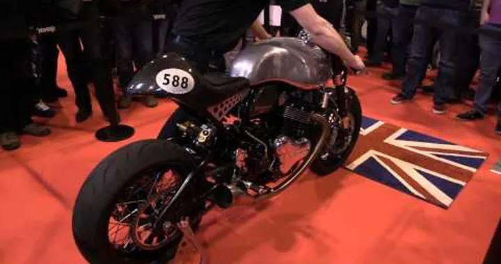 Norton fire up Domiracer at Motorcycle Live!