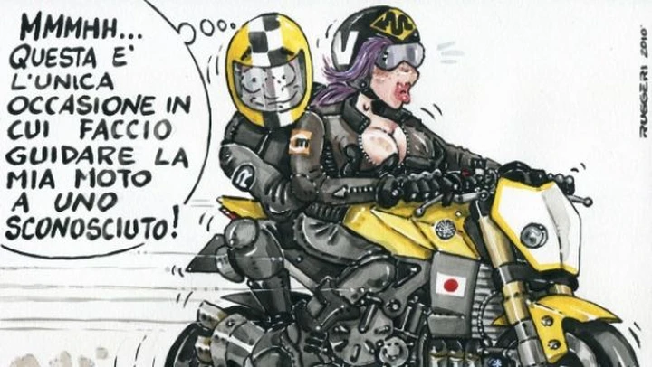 Motociclista marpione