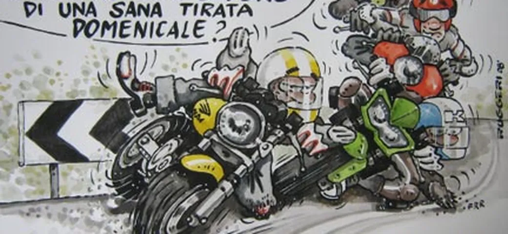 Gite domenicali, la strada non è un pista!