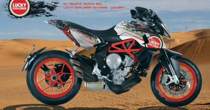 MV Agusta Rivale 800 Lucky Explorer Extreme Concept