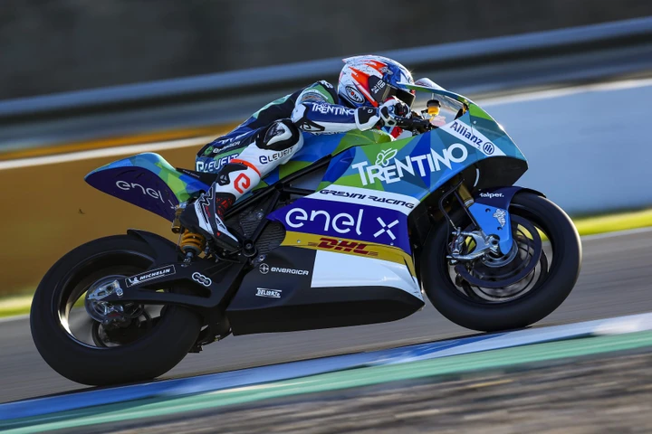 MotoE, chiusi i test: Matteo Ferrari in vetta alla classifica