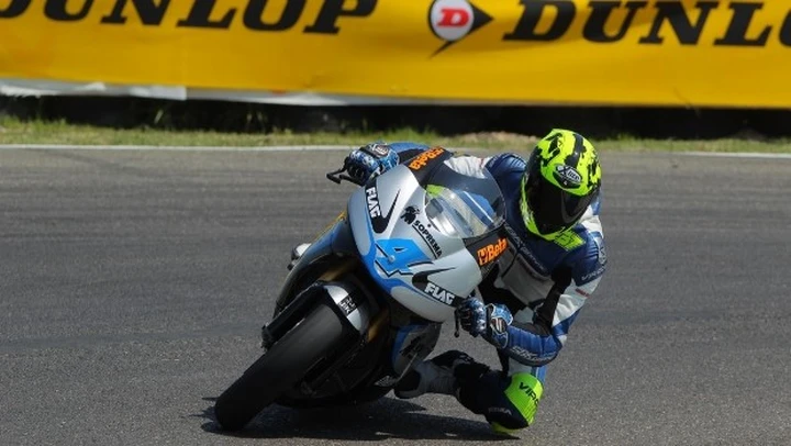 Test Dunlop: con la Moto2 a Castelletto di Branduzzo