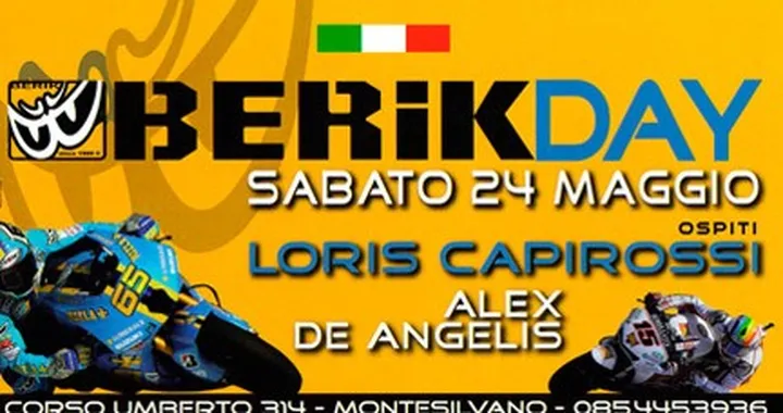 Berik Day: Capirossi e De Angelis al Berik Store di Montesilvano