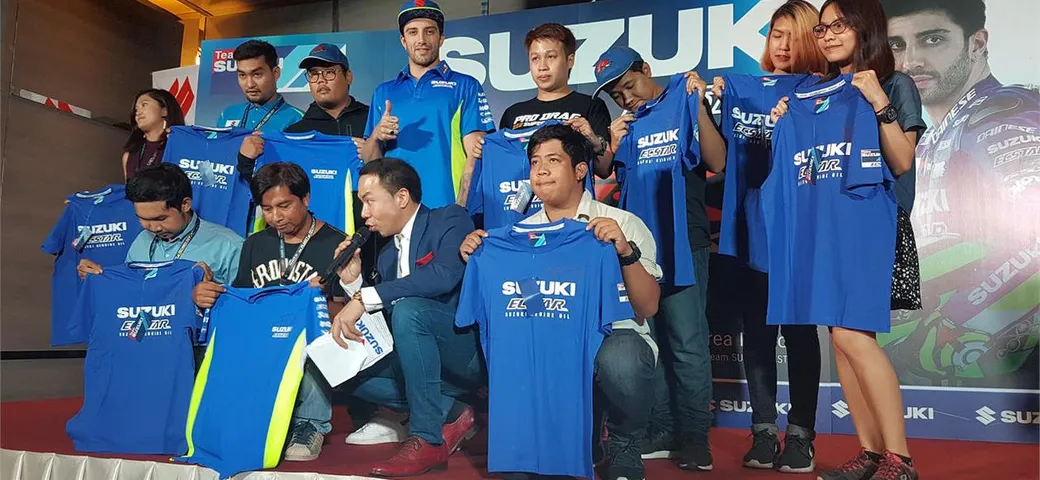 Iannone lancia le GSX-R1000 e GSX-R150 a Bangkok