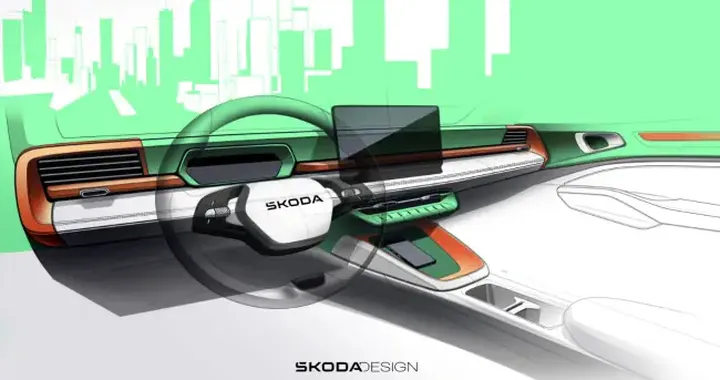 Skoda Epiq svela gli interni, design minimal e tecnologia smart