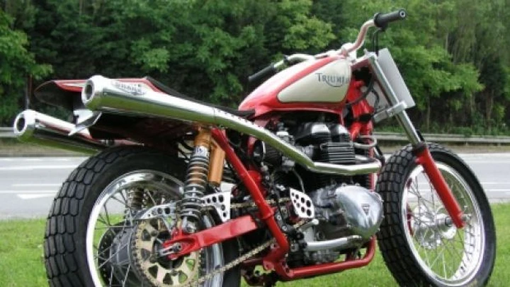 Thruxton Flat Track Special by Blondeel