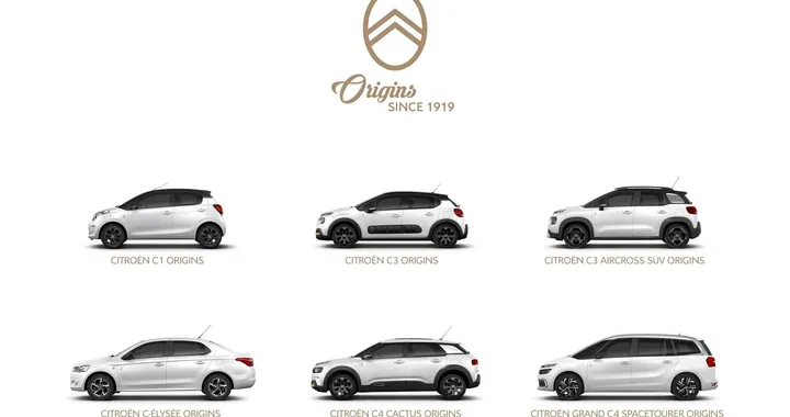 Citroen: la speciale gamma Origins per il centenario