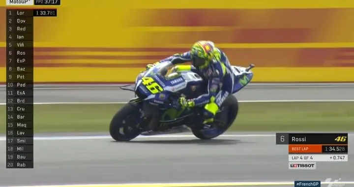 MotoGP Le Mans 2016 Valentino Rossi: "Ho fatto diversi errori"