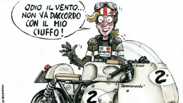 Moto d'epoca: aerodimanica estrema