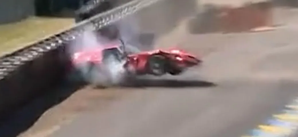 La Ferrari Breadvan da 30 milioni si schianta alla Le Mans Classic [Video]