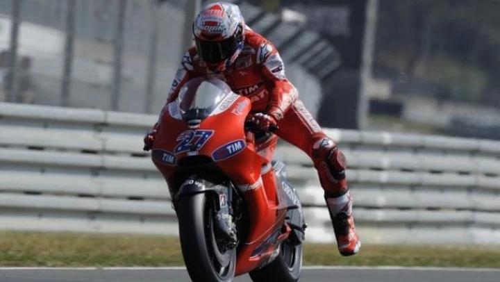 MotoGP: Casey Stoner testerà le sospensioni Ohlins del 2009