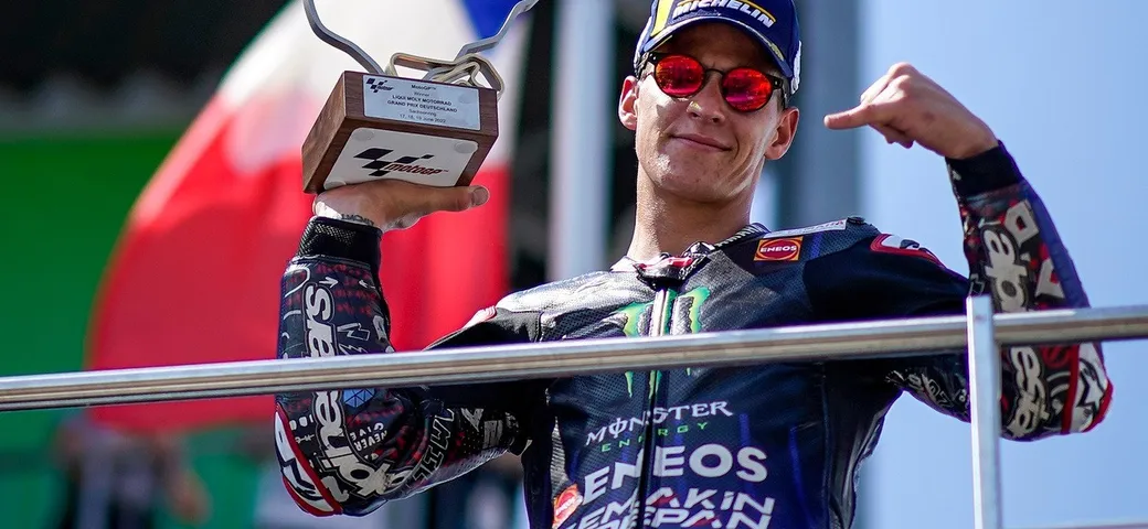Quartararo trionfa al Sachsenring: 